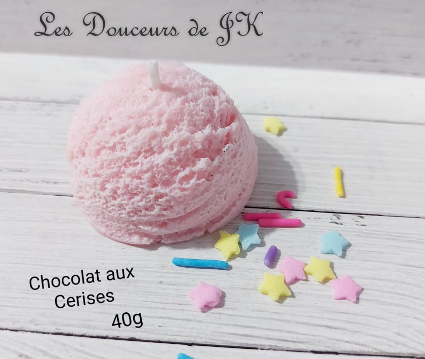 Bougie Crème Glacée 2 / 8.00$ 100% Soya